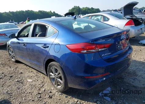 2018 Hyundai Elantra Sel z USA, uszkodzony, nr VIN 5NPD84LF9JH331987